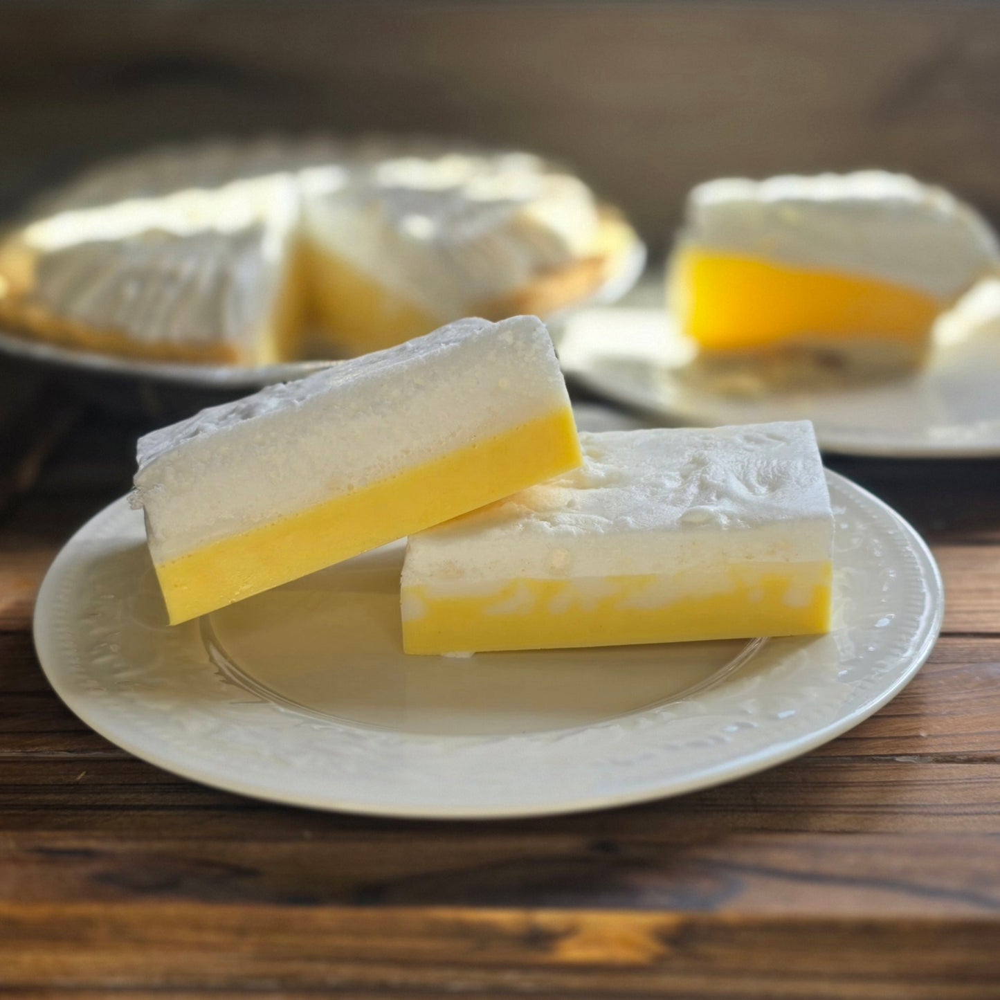 lemon meringue soap
