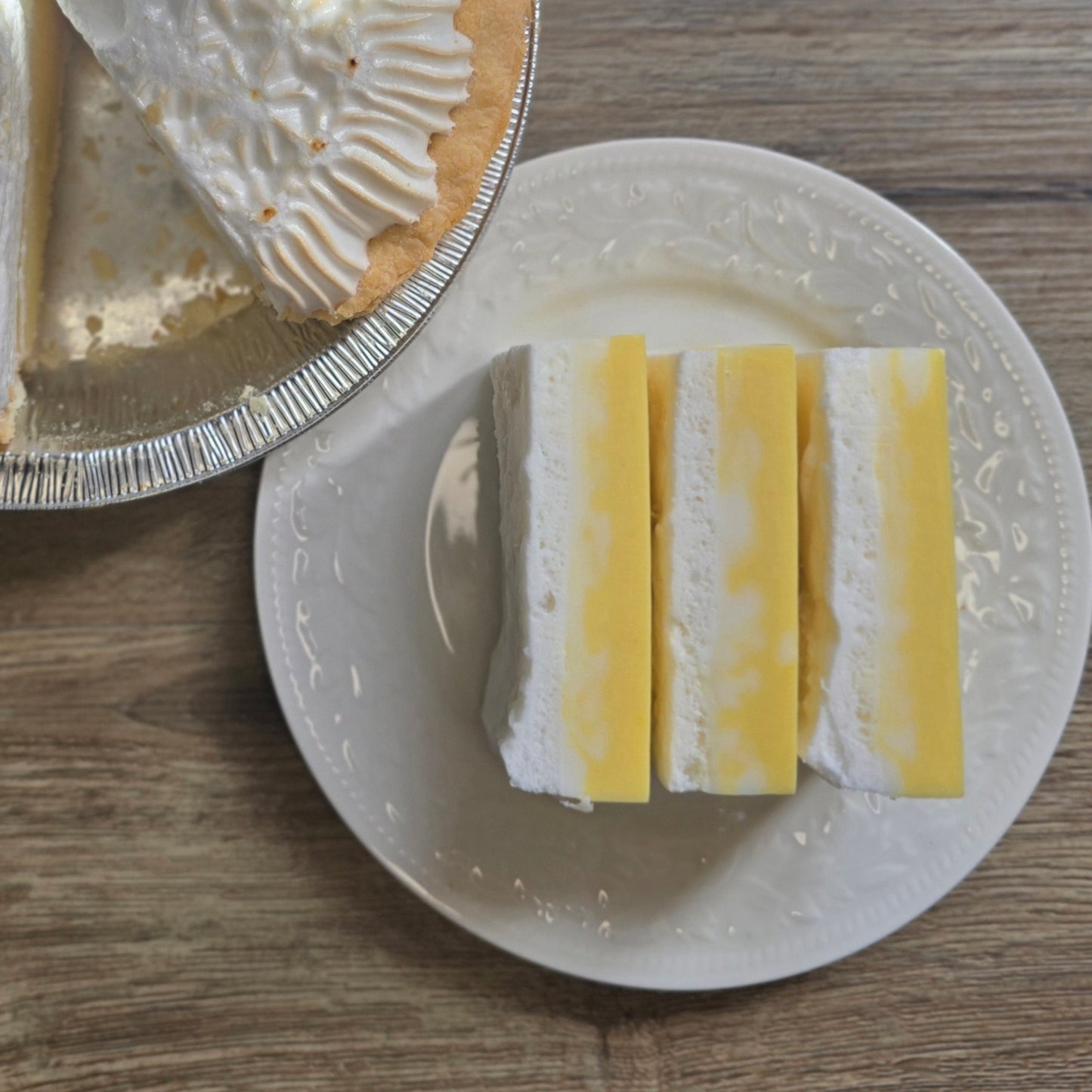 lemon meringue soap